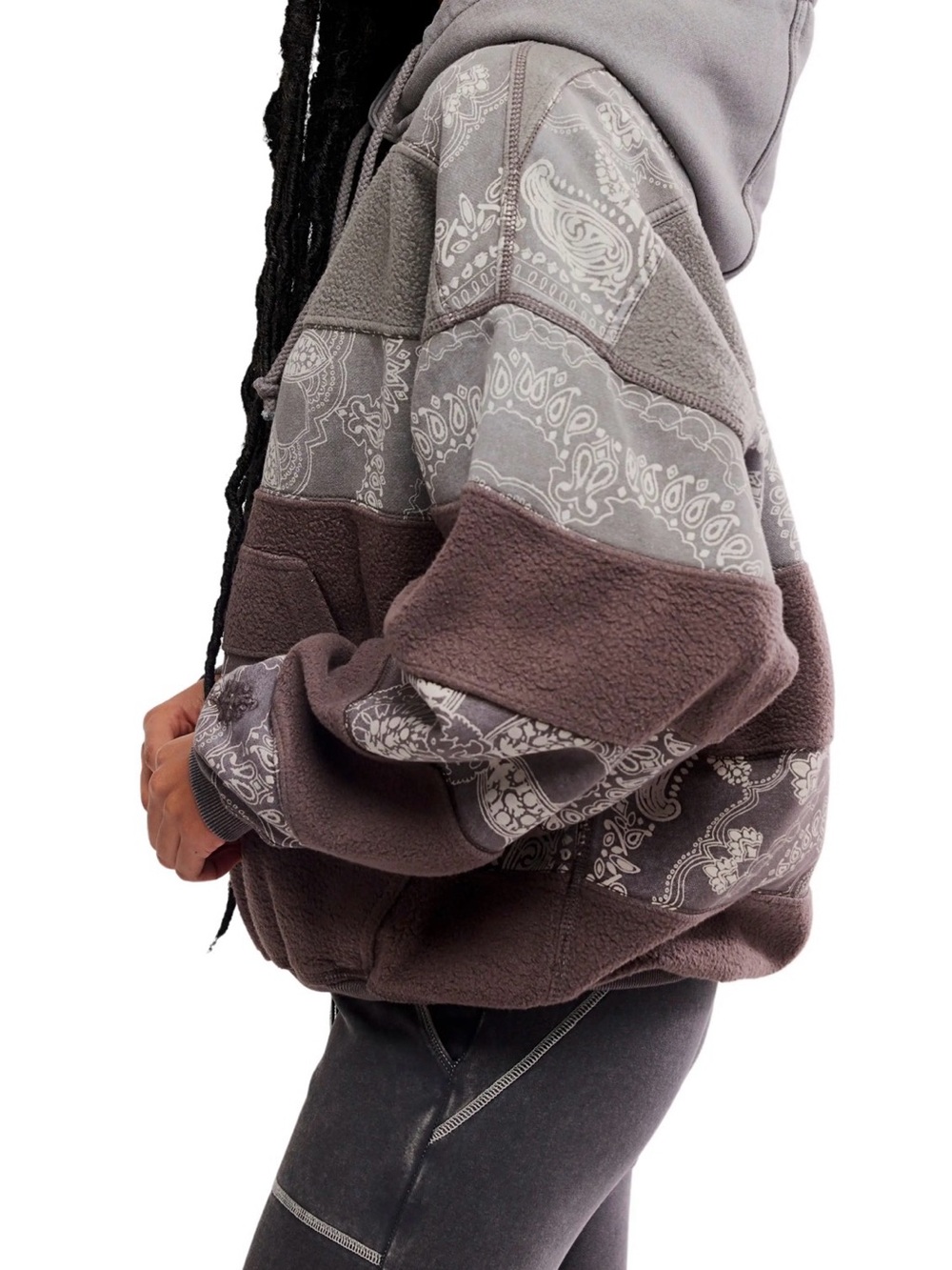 NWT Free People Movement Final Call Bandana Logo Hoodie - Picture 3 of 4
